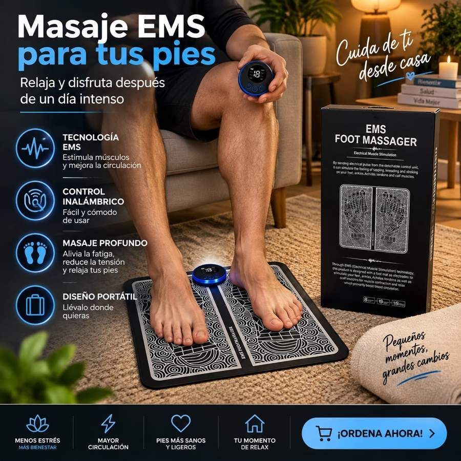 Masaje EMS para tus pies