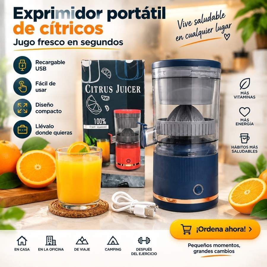 Exprimidor Portátil de Cítricos