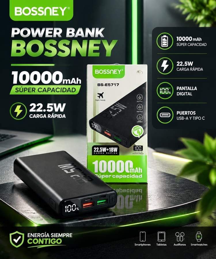 Power Bank Bossney 10000mAh