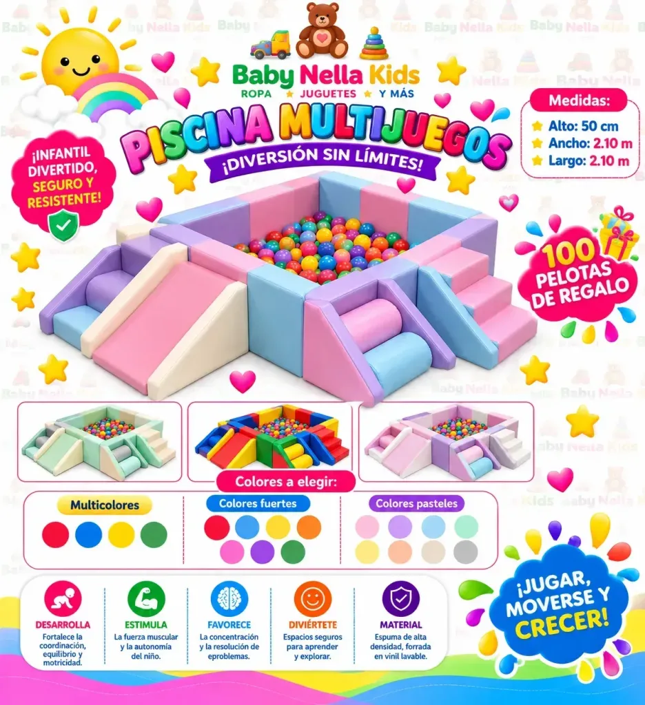 Piscina Multi Juegos de Pelotas