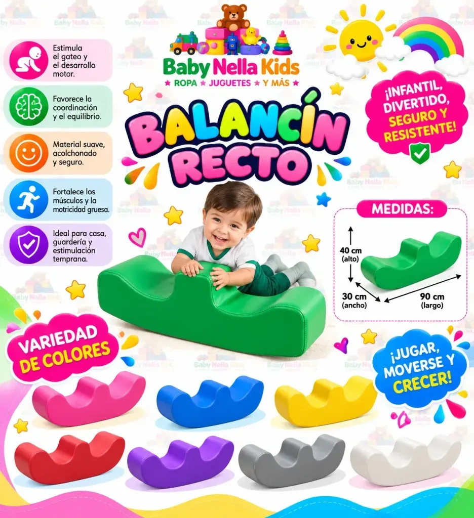 Balancín Recto Infantil 🌈