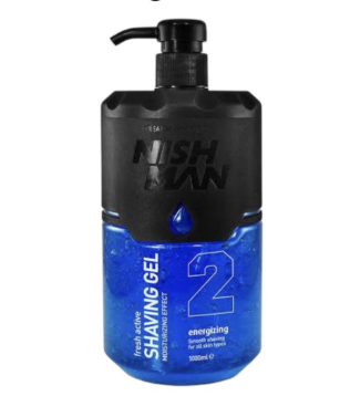 NISH MAN SHAVING GEL #02 1000ML