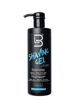 L3VEL3 SHAVING GEL 500ML AQUA