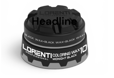 LORENTI CERA PARA EL CABELLO #10 150ML MIDNIGHT BLACK