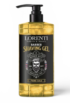 LORENTI SHAVING GEL 1000ML PRIME GOLD