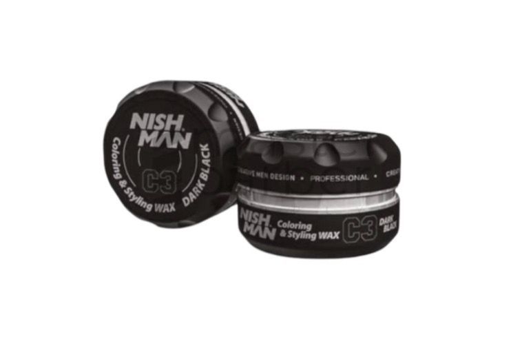 NISH MAN CERA DARK BLACK C3 100ML