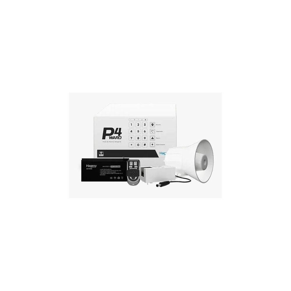Kit de Alarma contra Robo Hagroy P4 WARD Básico