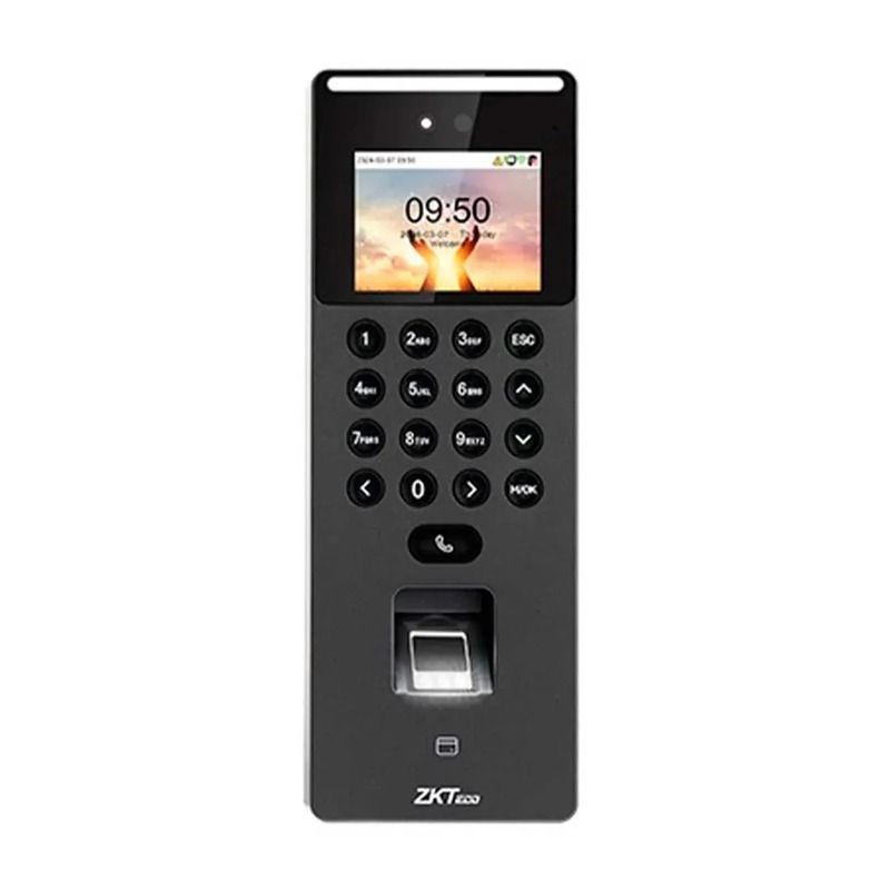 Lector Biométrico ZKTeco SenseFace-2A Rostro, Huella y Tarjeta